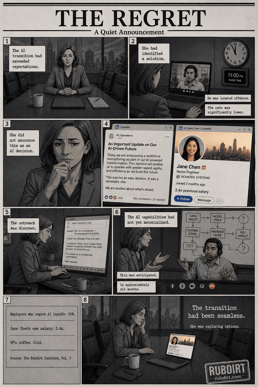 Rubdirt comic: The Regret
