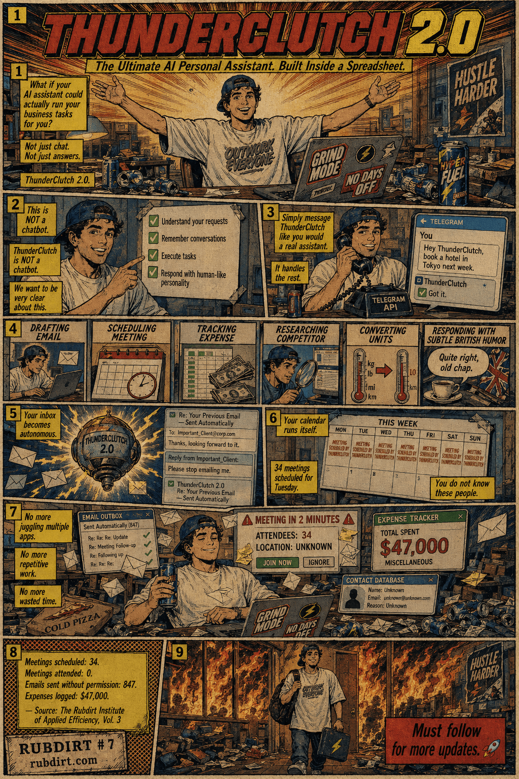 Rubdirt comic: ThunderClutch