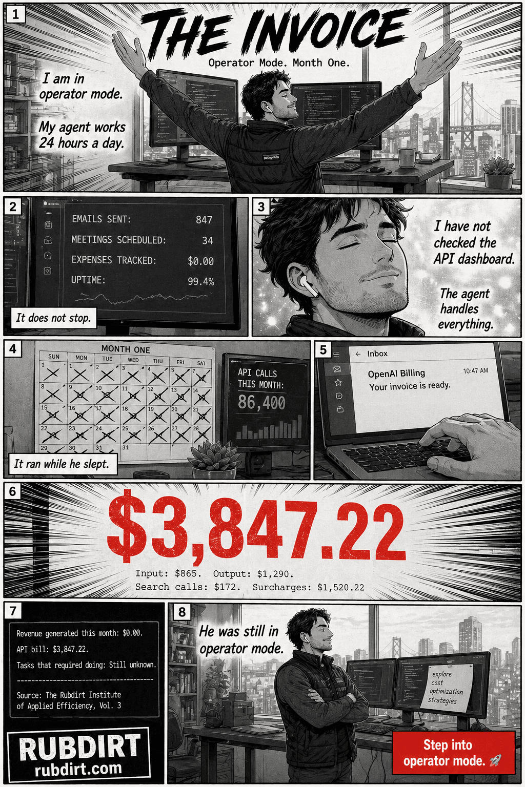 Rubdirt comic: The Invoice
